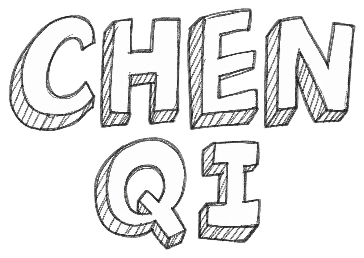 CHEN QI hand-drawn logo
